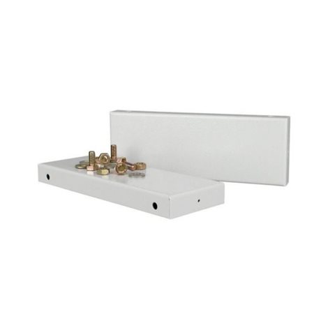BPZ-SS-1/400 Bočnice pro podstavec, šedá V=100, pár bez výřezů, pro skříň na podlahu, Hl=4