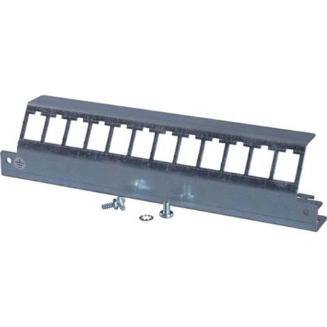 PATCH12-KLV Patch panel, 12x konektor RJ-45, pro multimediální rozvodnice KLV-…M-