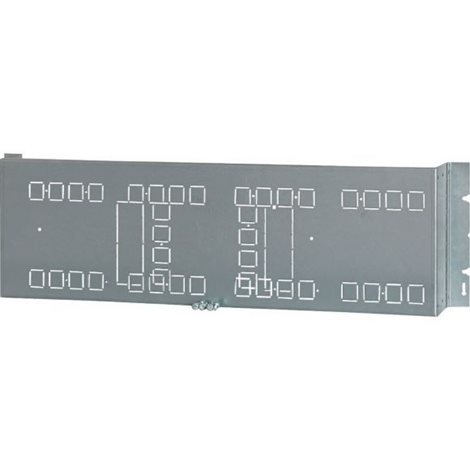 BPZ-MPL-NZM1X-800-MX Montážní panel pro 1xNZM1 horizontálně, nebo 4xNZM1 vertikálně, zadní