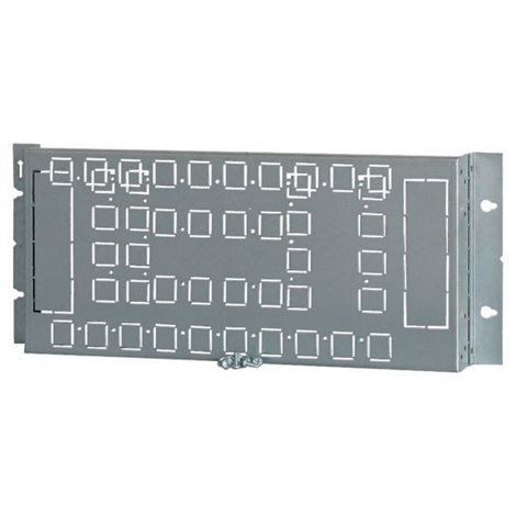 BPZ-MPL-NZM2X-600-MX Montážní panel pro 1xNZM2 horizontálně, nebo 2xNZM2 vertikálně, zadní připojení