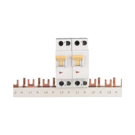 Z-GSV-16/FI+EH+KR+30XLS1N Propojovací lišta 3x4+30x(1+N)+3x(4x1)+30x(1+0.5),1m,80A