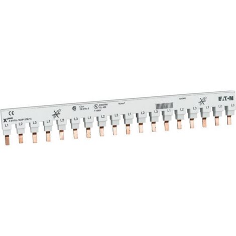 Z-SV/UL-16/3P-3TE/12 Propojovací lišta  délka 12 TE, 3-pól, In=80A, 16mm2