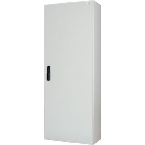 BPM-O-600/12-P Skříň s dveřmi, výklopná klika, IP55, šedá, NA omítku, ŠxVxH=600x1260x270