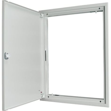 BP-U-3S-600/20-P Rám s dveřmi, výklopná klika, IP30, šedá, montáž POD omítku, ŠxV=635x2060