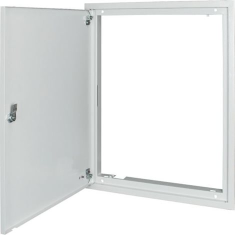 BPM-U-3S-800/12-P Rám s dveřmi, výklopná klika, IP54, šedá, montáž POD omítku, ŠxV=835x1260