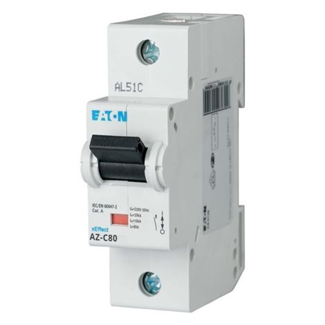 AZ-C80 Jistič AZ, char C, 1-pólový, In=80A, Icu=20kA (ČSN EN 60947-2)