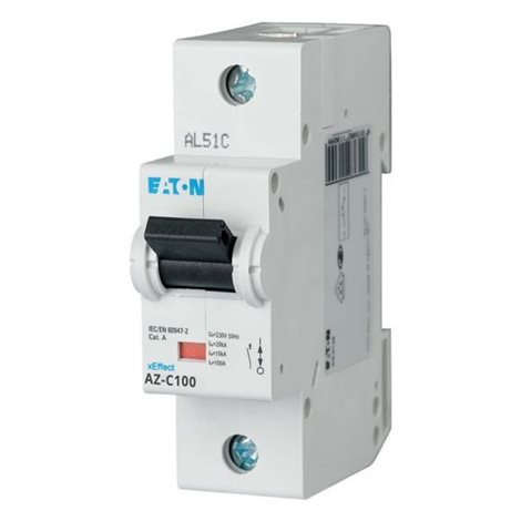 AZ-C100 Jistič AZ, char C, 1-pólový, In=100A, Icu=20kA (ČSN EN 60947-2)