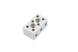 Svorkovnice keramická AK 3/6 A - BI, 3pól., 3x4mm2, 32A, T300, porcelánová (bílá) /3700402
