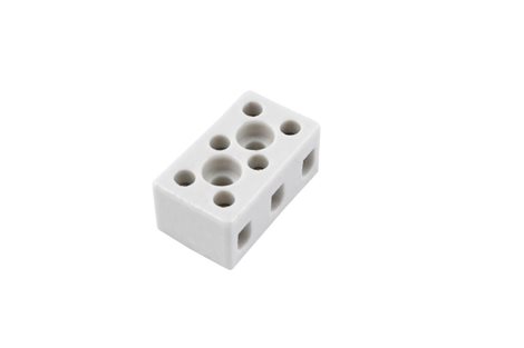 Svorkovnice keramická AK 3/6 A - BI, 3pól., 3x4mm2, 32A, T300, porcelánová (bílá) /3700402