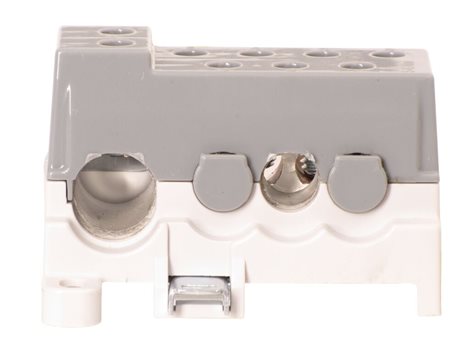 Blok pro rozdělení fází PVBS 250-7, 1pól., AL/CU, 250A, 690V, šedý, na DIN/panel 4