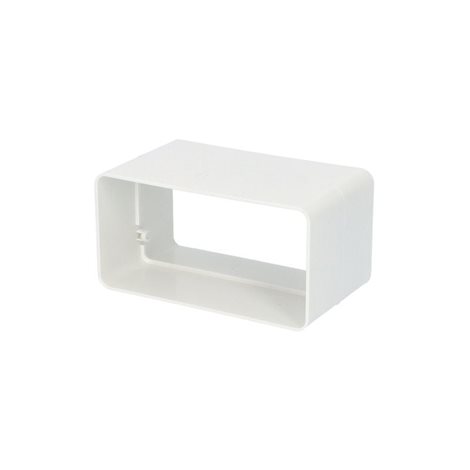 Spojka vnější plochá VENTS 515 - 55x110mm, PVC, pro spojování potrubí