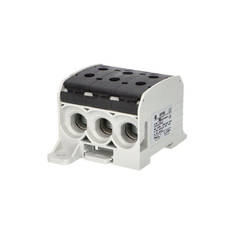Svorka univerzální RKA 95 1/6 L S, 232A, 1pól. (6x vstup), AL/CU, černá, na DIN/na panel 2