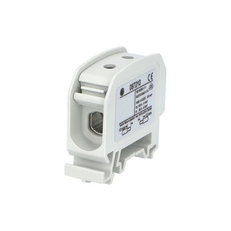 Svorka univerzální RKA 35 L G, 125A, 1pól., AL/CU, šedá, na DIN