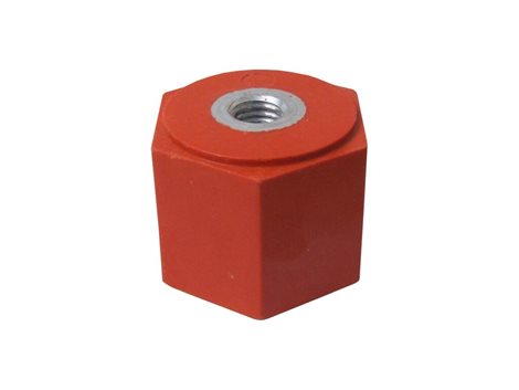 Podpěrný izolátor SI 1312311, výška 46mm, závit M12, klíč 40, U=1,0/1,2 kV AC/DC 1