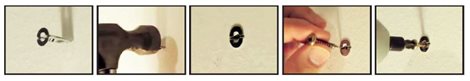 Hmoždinka kovová FL - pozinkovaná, rozměr: 10x12x30 mm (VxŠxH), pro vruty pr. 3,5 - 4,5 mm