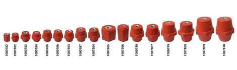 Podpěrný izolátor SI 1312315, výška 60mm, závit M8, klíč 50, U=1,5/1,8 kV AC/DC 1