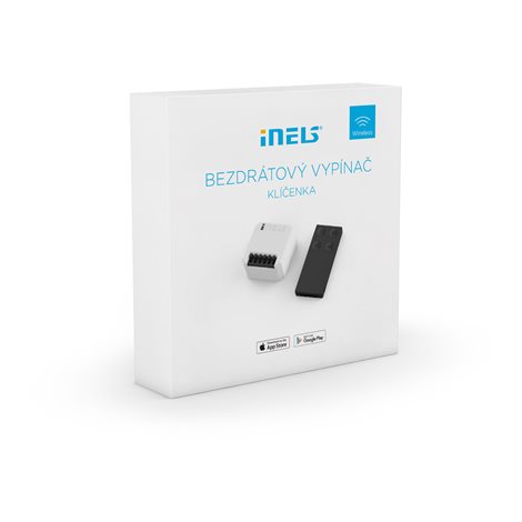 WSK-164-B Bezdrátový vypínač - klíčenka (spínací prvek 6 funkcí + klíčenka černá)