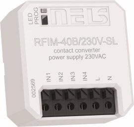 RFIM-40B/230-SL Převodník kontaktu 4 vstupy napájení 230V AC