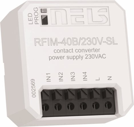 RFIM-40B/230-SL Převodník kontaktu 4 vstupy napájení 230V AC