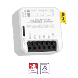 RFIM-40B/BP-SL Převodník kontaktu 4 vstupy napájení bateriové