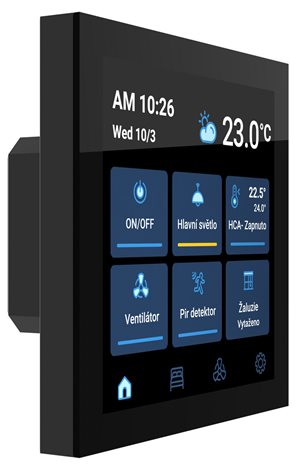 RF TOUCH-2/B Ovládací dotyková jednotka