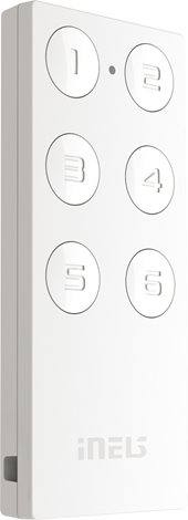 RF KEY-60/W 6 ovladač-klíčenka (bílá)