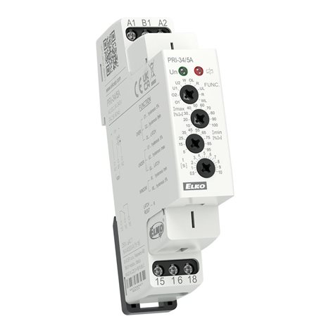 PRI-34/8A Multifunkční hlídací proudové relé v 1F - AC