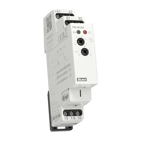 PRI-35 Podproudové hlídací relé v 1F - AC pomocí externího PT