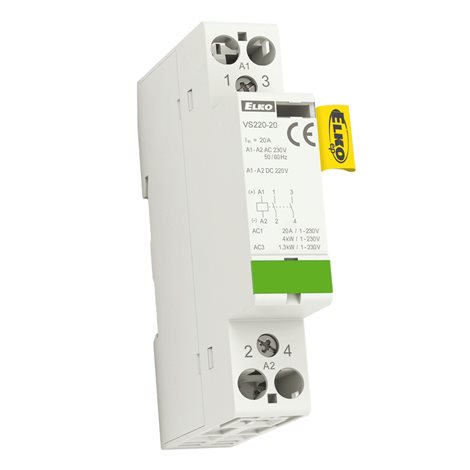 VS220-02 230V AC/DC Instalační stykač