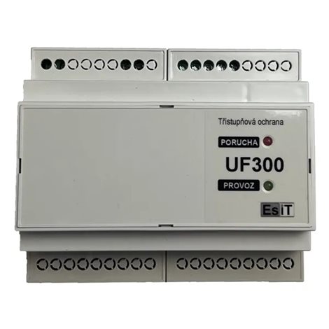 UF300 - Třístupňová síťová ochrana FVE včetně USB kabelu vhodné pro výrobní moduly: A1, A2 1