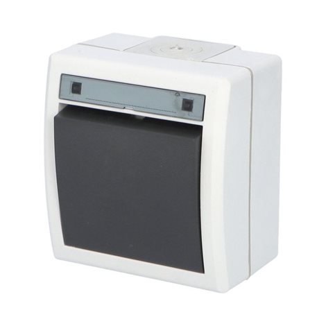 ATLAS 2K IP55 Přepínač střídavý č.6, šedý 2