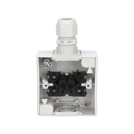 ATLAS 2K IP65 Spínač sériový č.5 s vývodkou M20, na povrch, šedý 3