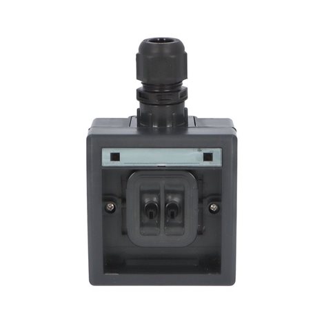 ATLAS 2K IP65 Spínač dvoupólový č.2 s vývodkou M20, na povrch, antracitový 1
