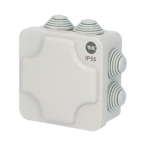 Krabice SolidBOX 68002 IP55, 102x102x47mm, plné víko, stupňovité vývodky (7x) 1