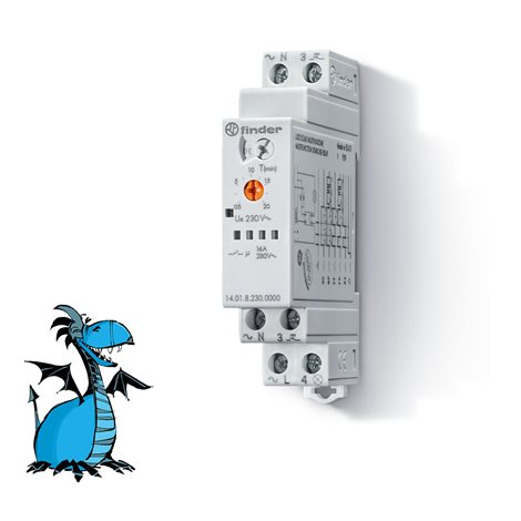 140182300000 Automat schodišťový, 1Z/16A, 230V AC, 4F, spín.N