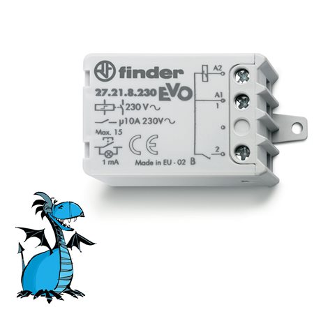272182300000 Spínač el. imp. ovl., 2Z/10A, 230V AC