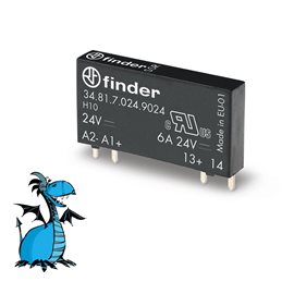 348170249024 Relé úzké, DIN/PS, 1Z/24V DC/6A, 24V DC, SSR