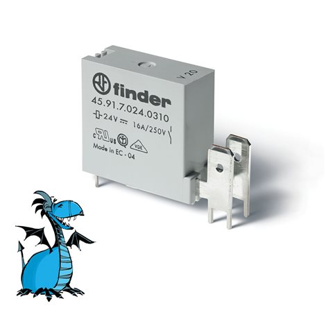 459170240310 Relé do PS,1Z/16A, 24V DC, >3 mm