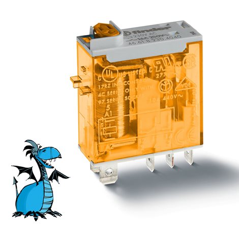 466182304040 Relé prům.min., DIN, 1P/16A, 230V AC
