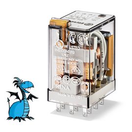 553382300010 Relé prům.min., DIN, 3P/10A, 230V AC, MA