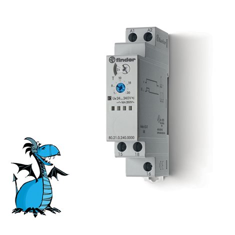 802102400000 Čas.relé, PK, 1P/16A, 24-240V AC/DC