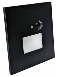 GXLL092v2 JACK PIR černá(KU68) schodišťové svít.LED 1,5W, 120lm, WW-NW-CW, IP20, senzor PIR, hranaté