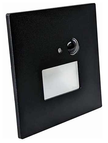 GXLL092v2 JACK PIR černá(KU68) schodišťové svít.LED 1,5W, 120lm, WW-NW-CW, IP20, senzor PIR, hranaté 1