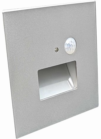 GXLL093v2 JACK PIR šedé (KU68) schodišťové  svít.LED 1,5W, 120lm, WW-NW-CW, IP20, senzor PIR 1
