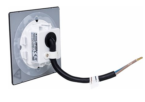 GXLL453 DECENTLY černá (KU68) schodišťové svít.LED 1,7W, 160lm, WW-NW-CW, IP54, hranaté 3