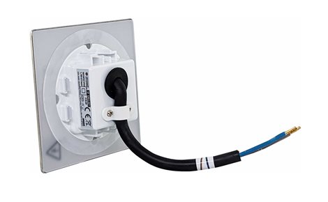 GXLL454 DECENTLY nikl (KU68) schodišťové svít.LED 1,7W, 160lm, WW-NW-CW, IP54, hranaté 3