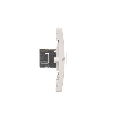BMF51.02/11 Jednonásobná počítačová zásuvka RJ45 kat. 5e, (strojek s krytem) Bílá 5