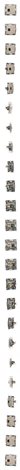 D61.01/41 Zásuvka datová 1 násobná RJ45 6. kat. s protiprachovou clonkou (přístroj s krytem) 3
