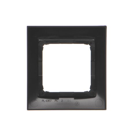 DR1/49 Rámeček 1-násobný Simon 54 Premium, IP20 / IP44, černá matná 2