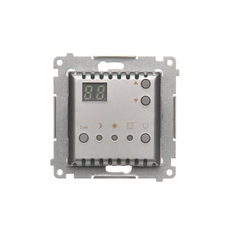 DTRNW.01/43 Digitální programovatelný termostat s vestavěným snímačem teploty stříbrná 3